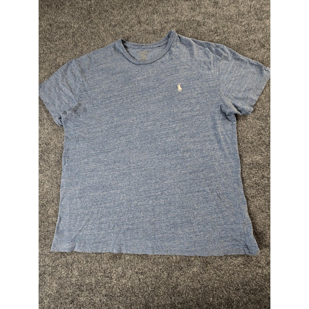 Polo Ralph Lauren T Shirt Mens Small Pony Logo Crewneck Short Sleeve  Blue